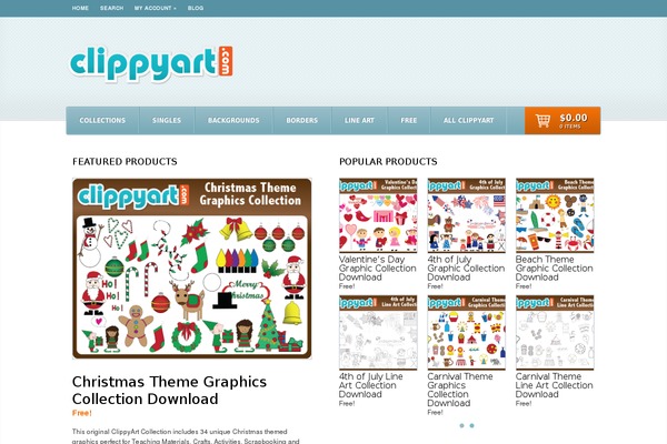 clippyart.com site used Shelflife