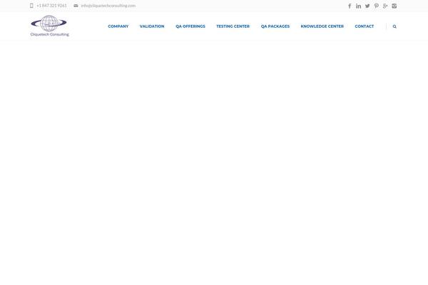 Site using Crafty Social Buttons plugin