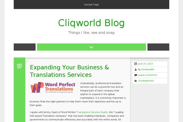 cliqworld.com site used zeeLinear