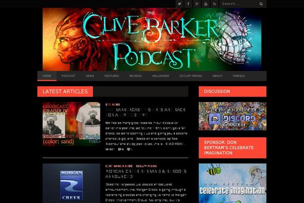 BUCKET theme site design template sample
