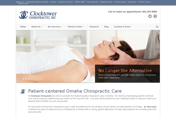 clocktowerchiro.com site used Clocktower