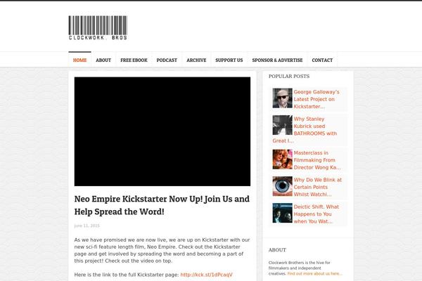 Hoarder theme site design template sample
