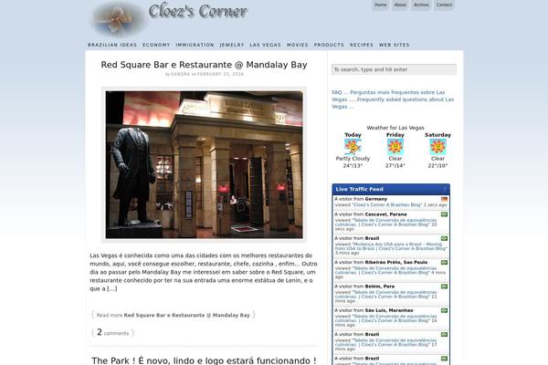 Thesis 1.8 theme site design template sample