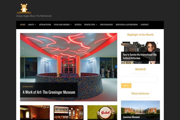 Morning theme site design template sample