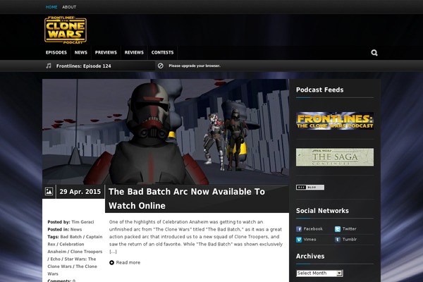 Strings theme site design template sample