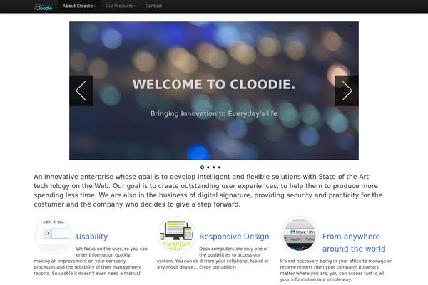 Wordpress Bootstrap theme site design template sample