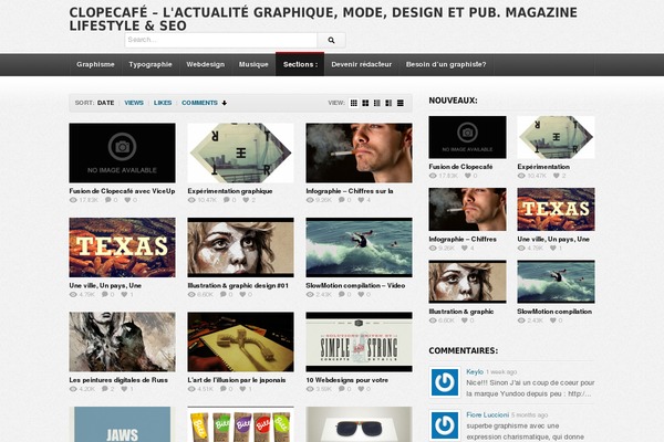 deTube theme site design template sample