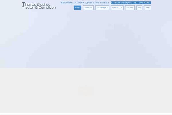 Divi Child theme site design template sample