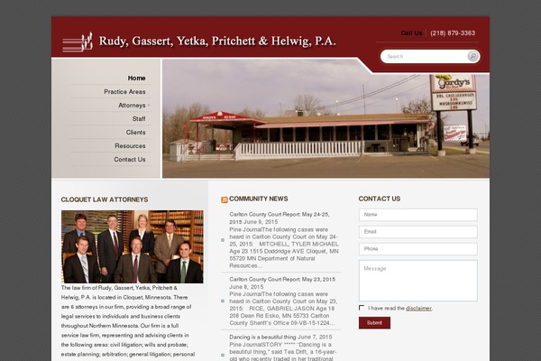 cloquetlaw.com site used Perfect