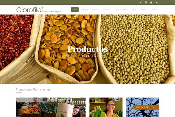 OrganicFood theme site design template sample