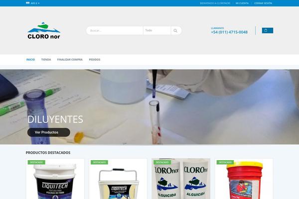 Porto theme site design template sample
