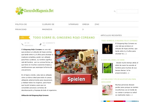 Lugada theme site design template sample