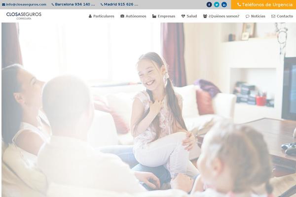 closaseguros.com site used Huge-ultimate-theme