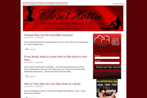 Thesis 1.8 theme site design template sample