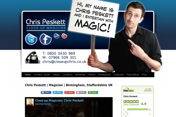 closeupchris.co.uk site used 2010child