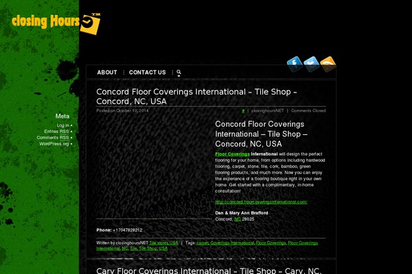 Mobius theme site design template sample