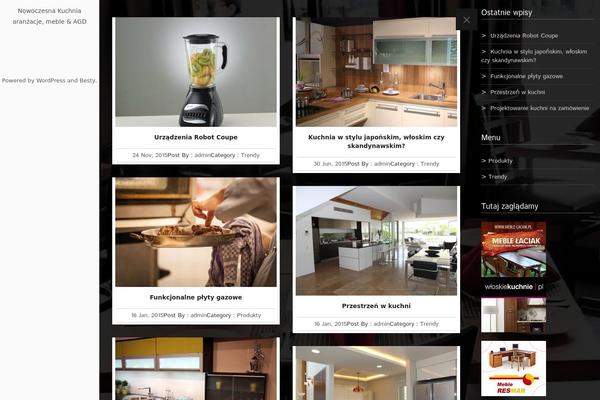 Besty theme site design template sample