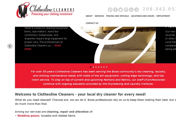 clotheslinecleaners.com site used Drycleaners