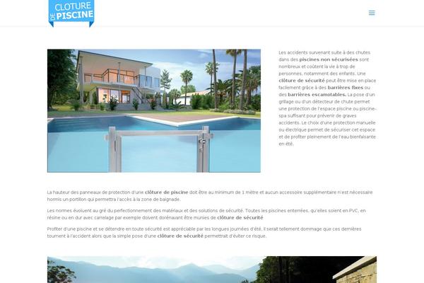 Divi Child theme site design template sample