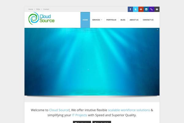 CoWorker theme site design template sample