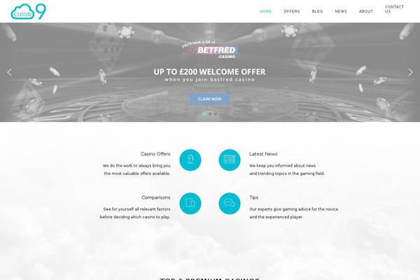 cloud9casino.com site used Oshine