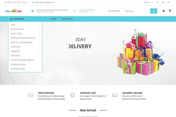 Xtocky theme site design template sample