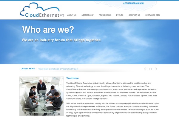 Cloud theme site design template sample
