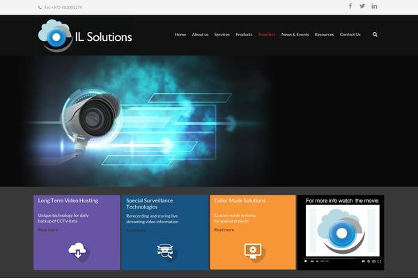 Electrify theme site design template sample