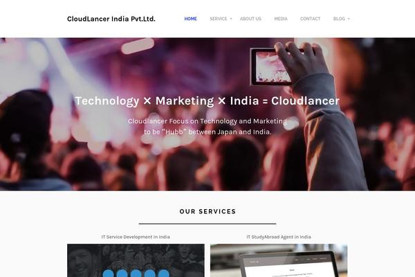 Galao theme site design template sample