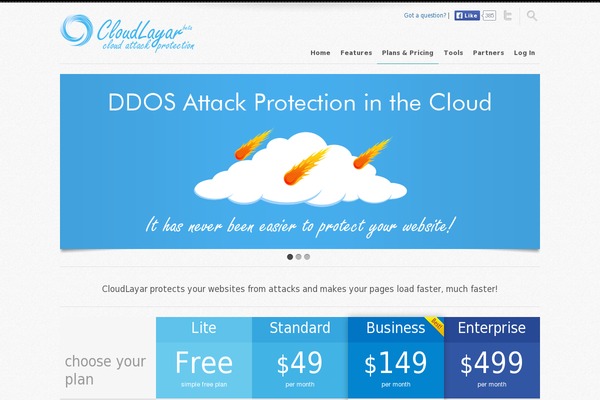 cloudlayar.com site used TheSaaS