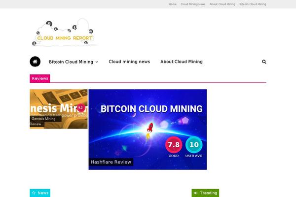 cloudminingreport.com site used The-review