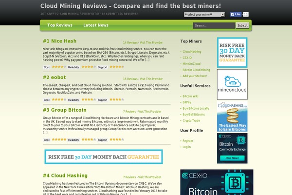 Site using Review-site plugin