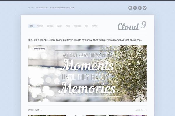 Equilibrium theme site design template sample