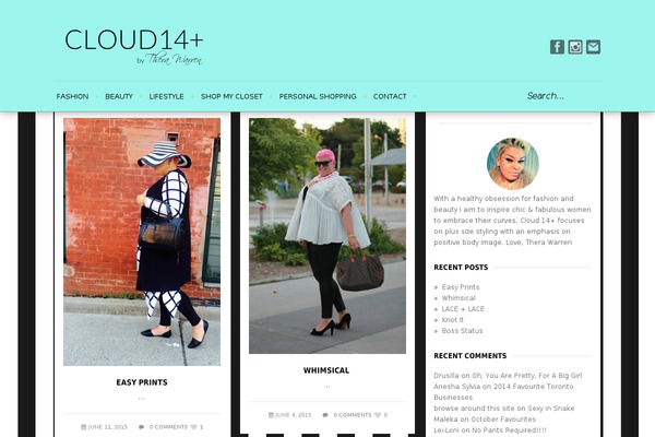 Wpex Fashionista theme site design template sample