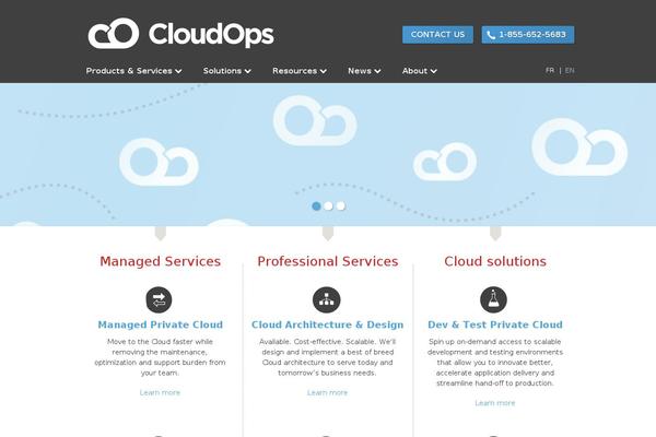 cloudops theme websites examples