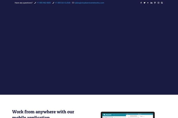 BeTheme Child theme site design template sample