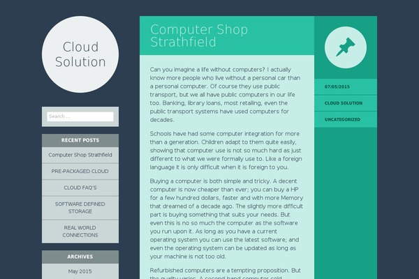 Flounder theme site design template sample