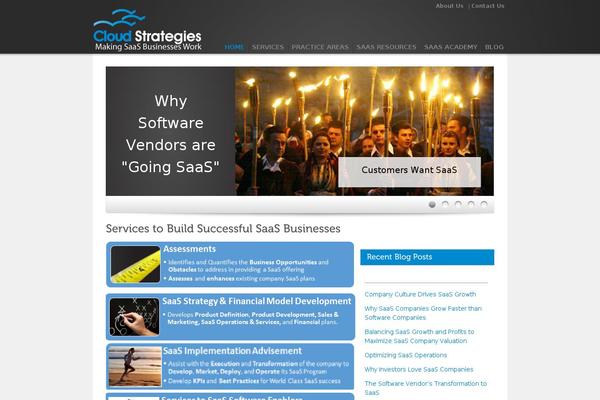 Cloud theme site design template sample