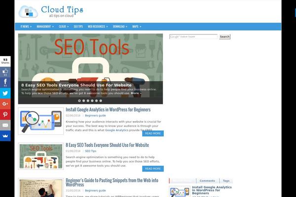 cloudtips.net site used Newtech