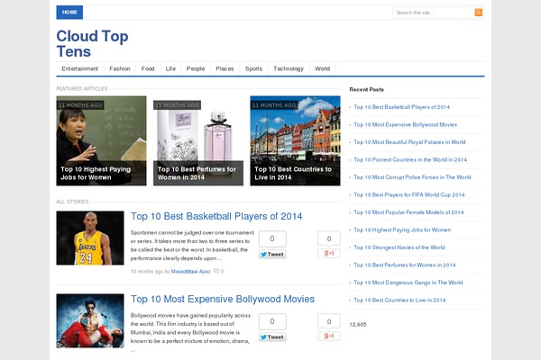 cloudtoptens.com site used Freshlife_3