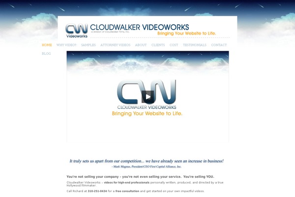 Pop-blue theme site design template sample