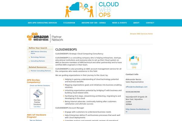 cloudwebops.com site used Vantage
