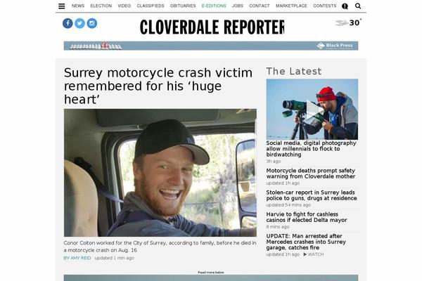 cloverdalereporter.com site used Soundpress