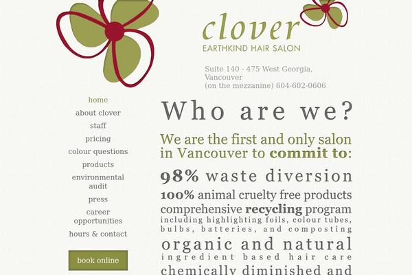 cloversalon.com site used Clover