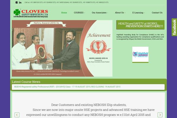 cloverssafety.com site used Galaxy