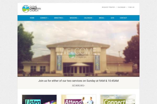 NativeChurch theme site design template sample