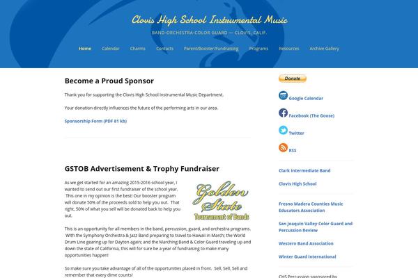 clovishighband.com site used Make