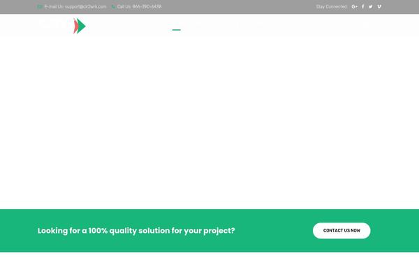 Brixel theme site design template sample