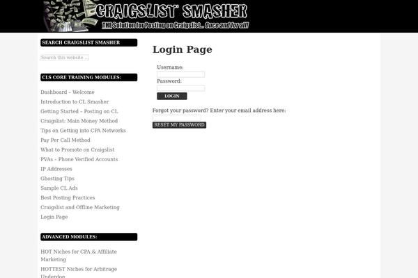 Site using InstaMember plugin