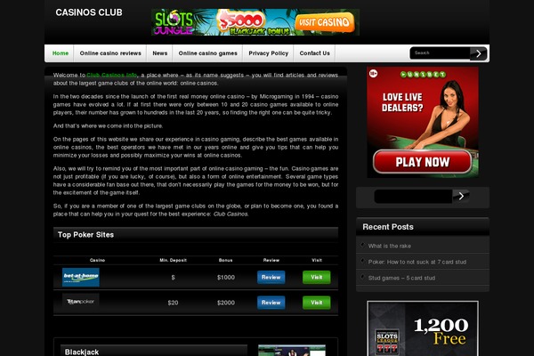 club-casinos.info site used Sbrreview